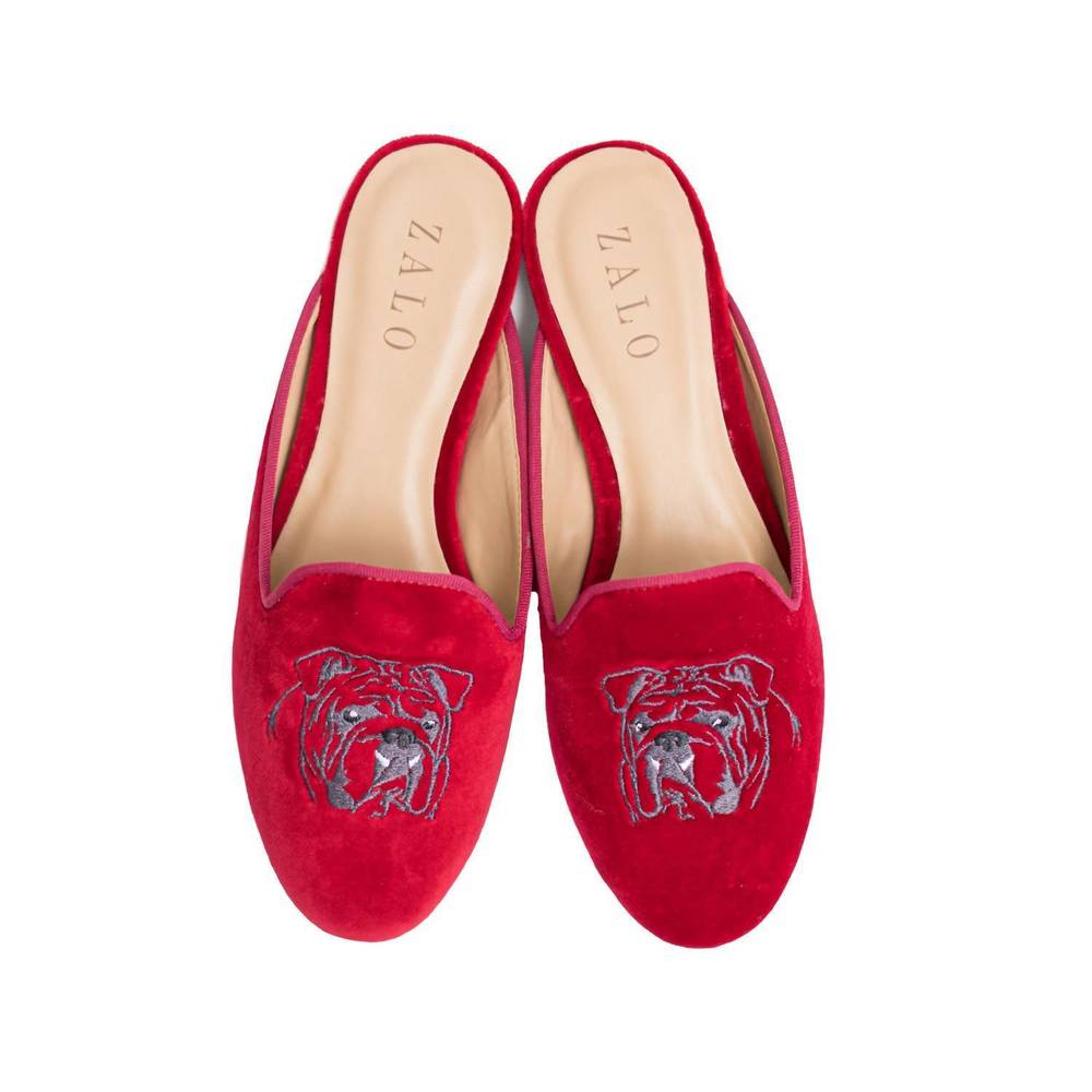 NEW HOUSE OF ZALO bulldog mule in cherry